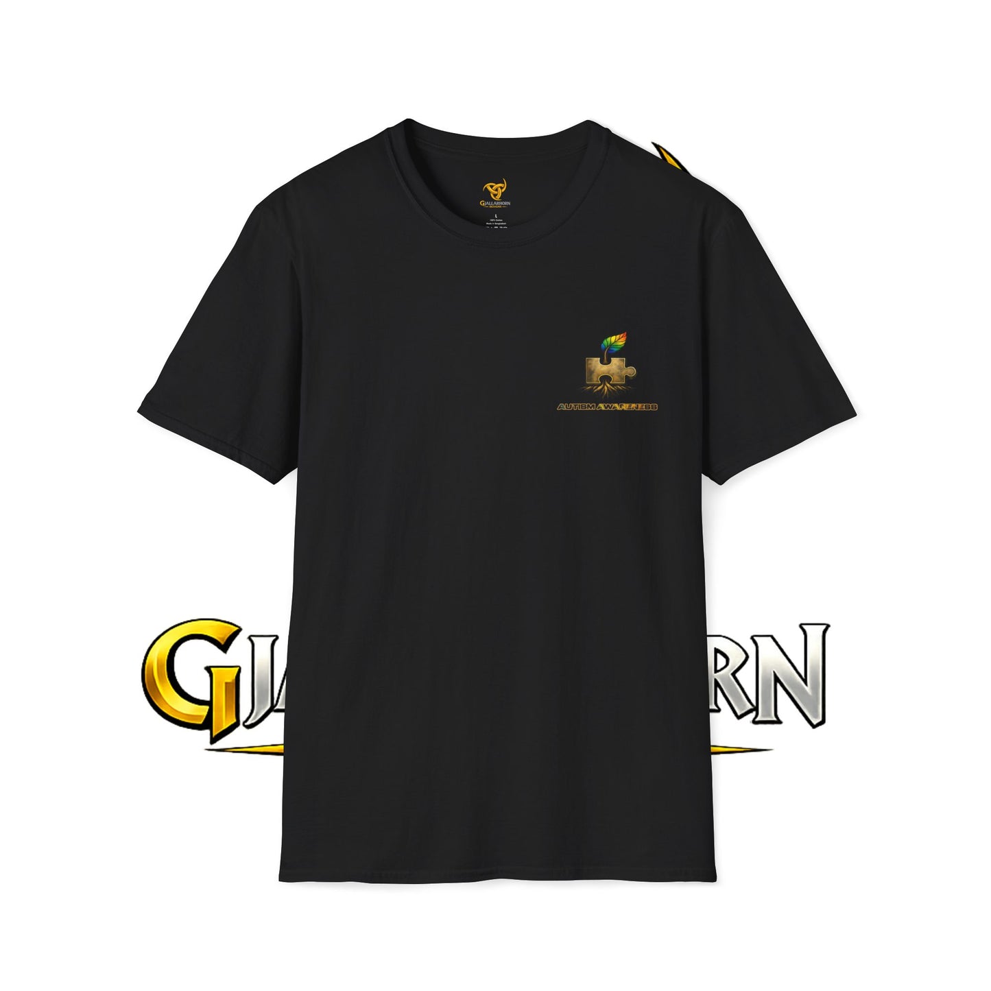Rainbow Puzzle Piece Autism Awareness T-Shirt