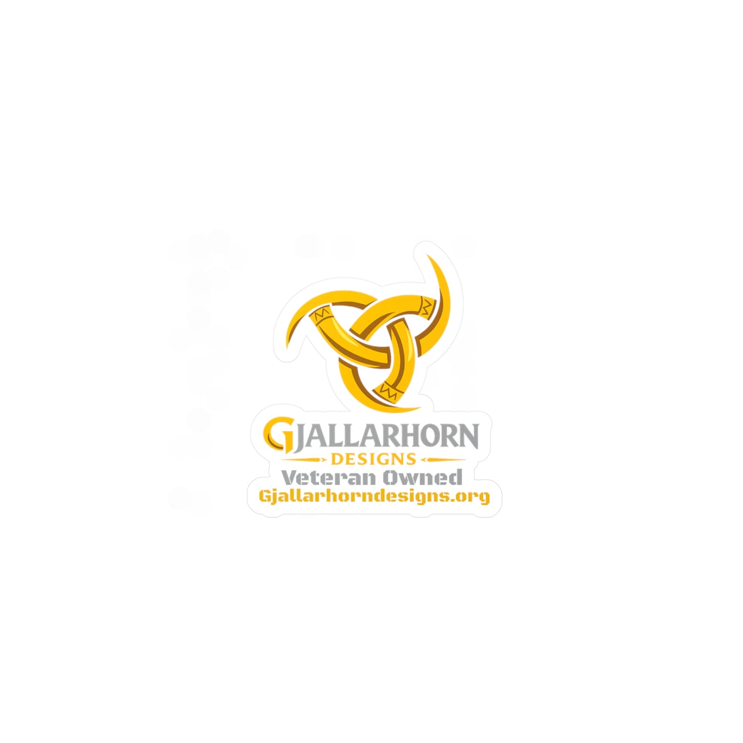 Vinyl Sticker — Gjallarhorn Designs Kiss-Cut Decal (Veteran Owned)