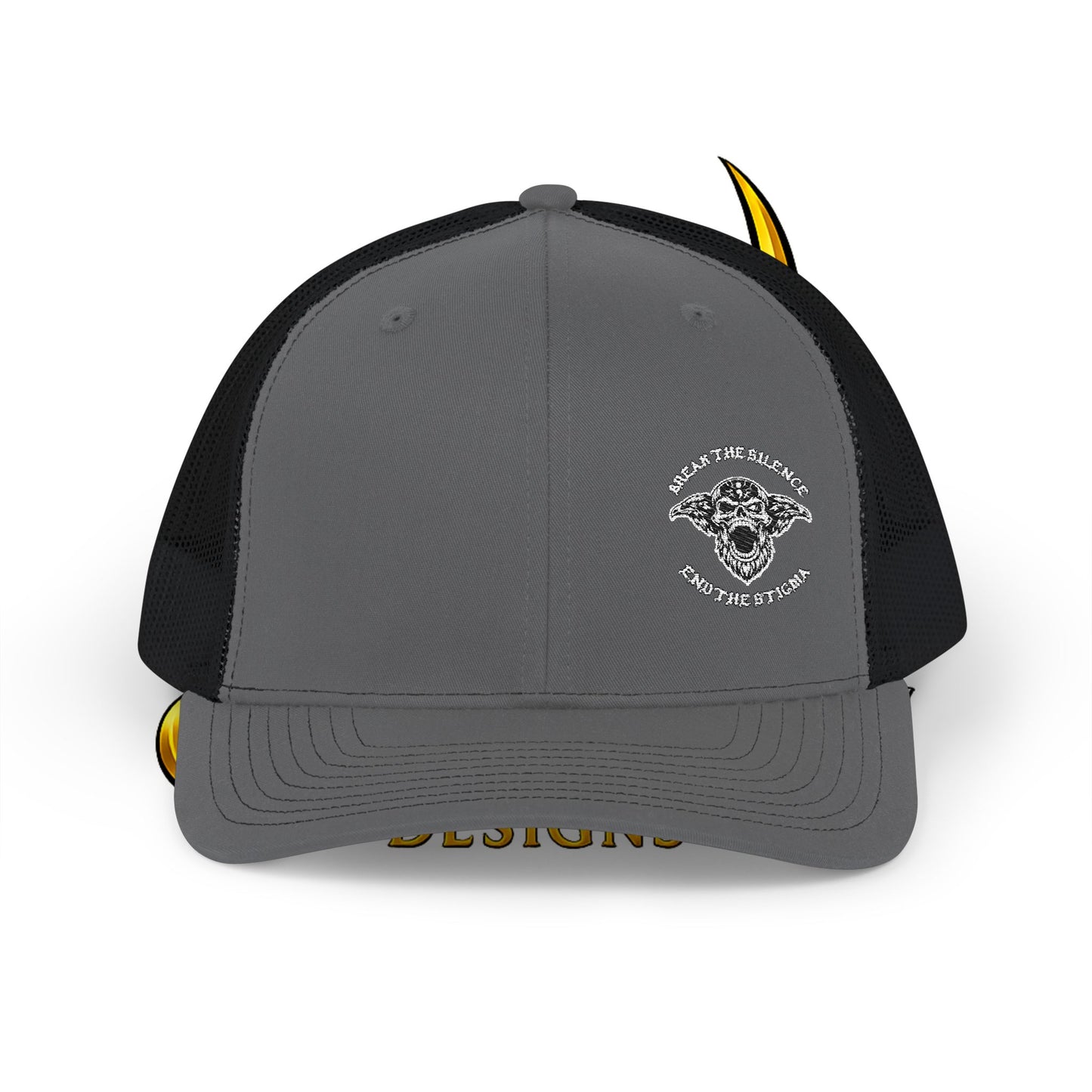 Odin Skull Trucker Cap — "Break the Silence; End the Stigma" Mental Health Awareness