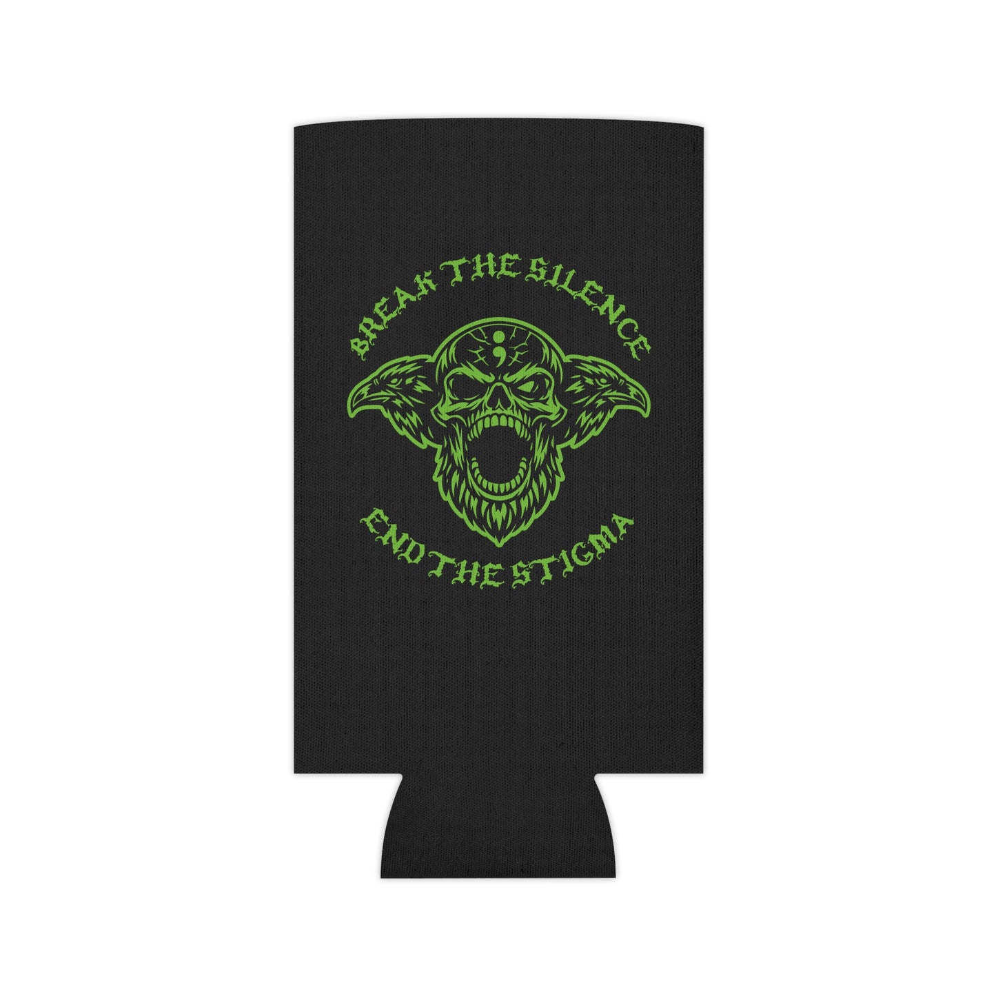 Can Cooler — Break the Silence / End the Stigma Odin Skull Design