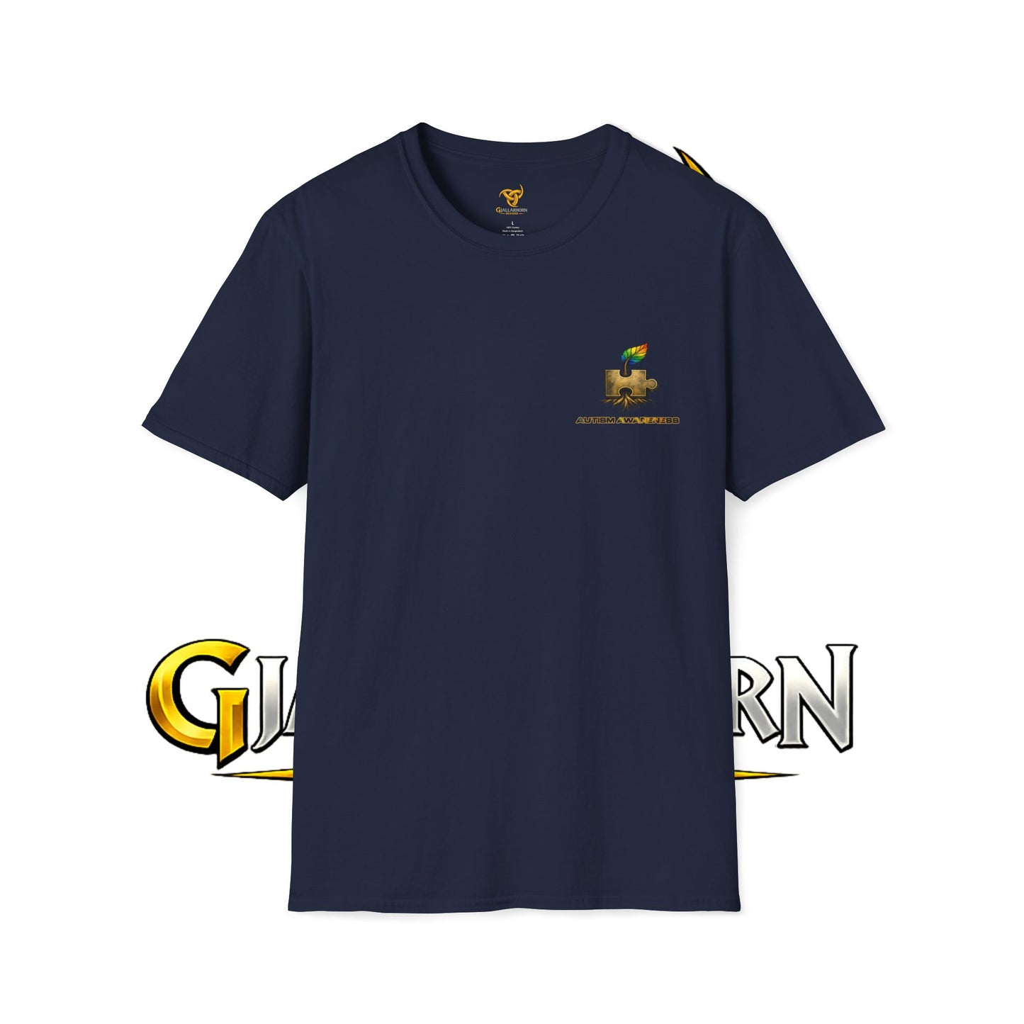Rainbow Puzzle Piece Autism Awareness T-Shirt