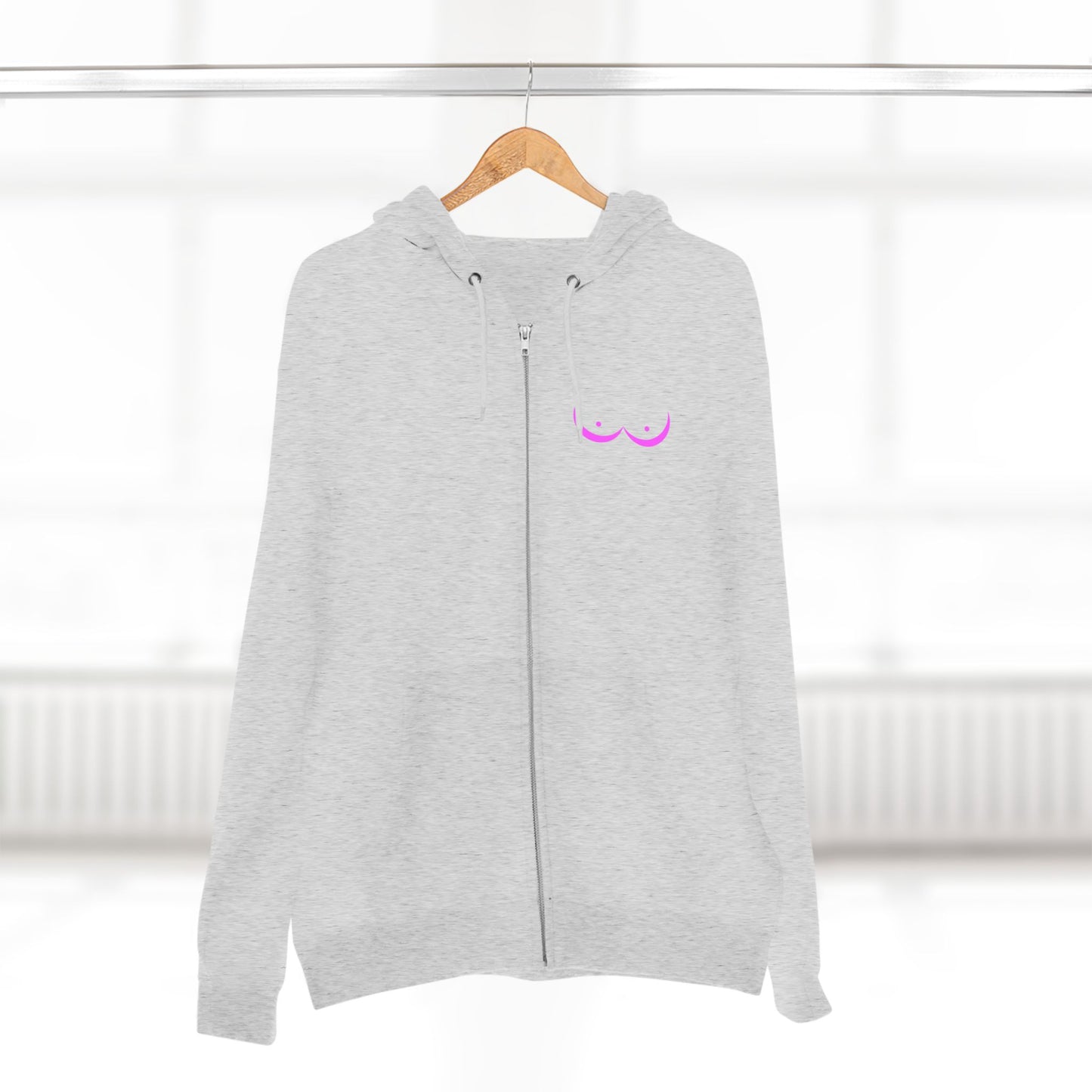 Valkyries Fight Breast Cancer Zip Hoodie
