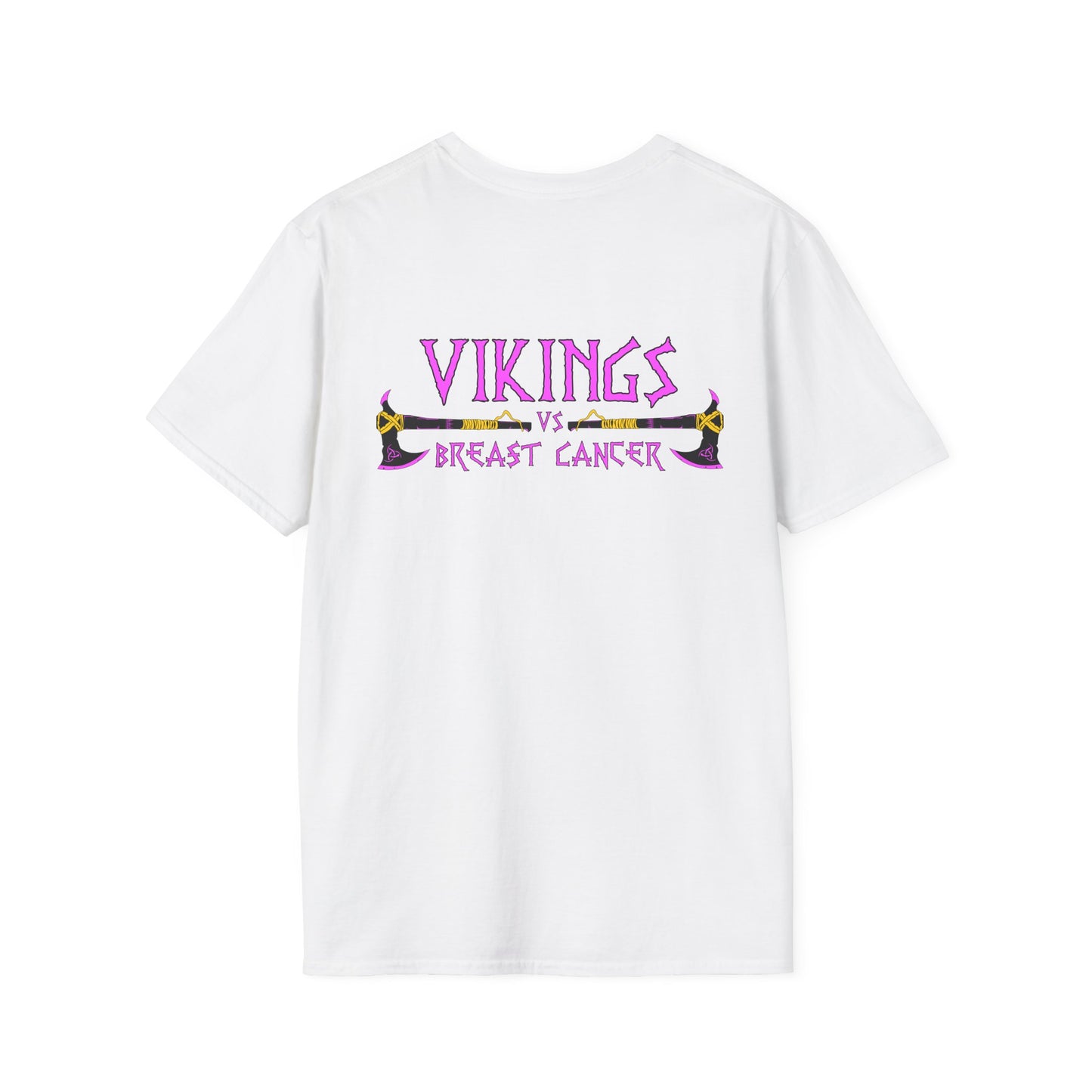 Vikings vs Breast Cancer T-Shirt — Pink Ribbon Awareness Tee