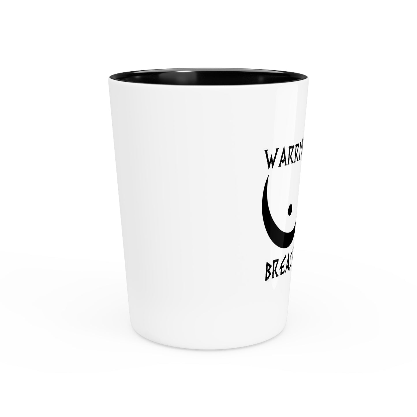 Warriors Against Breast Cancer Shot Glass — Support & Awareness