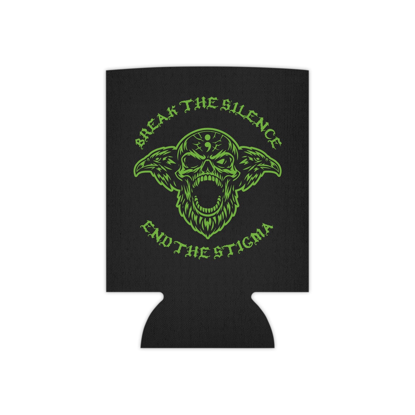 Can Cooler — Break the Silence / End the Stigma Odin Skull Design