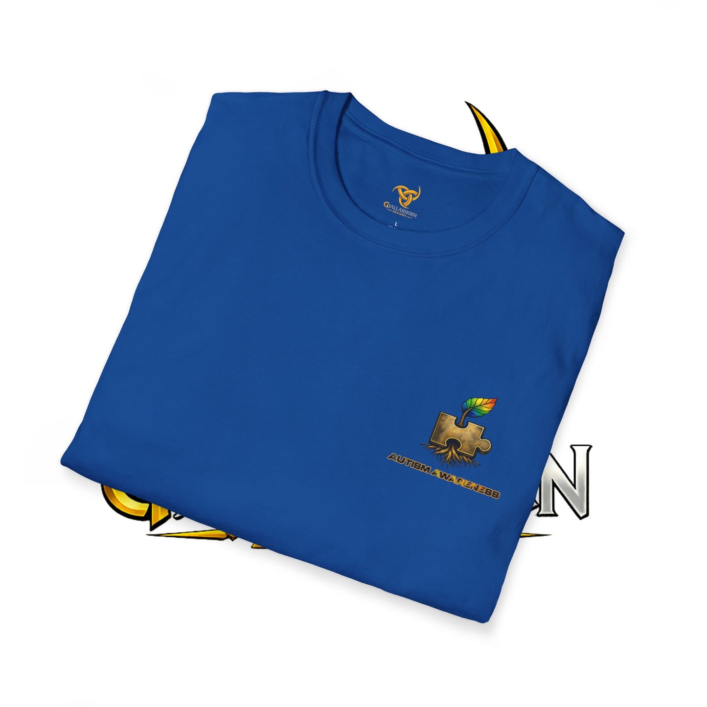 Rainbow Puzzle Piece Autism Awareness T-Shirt
