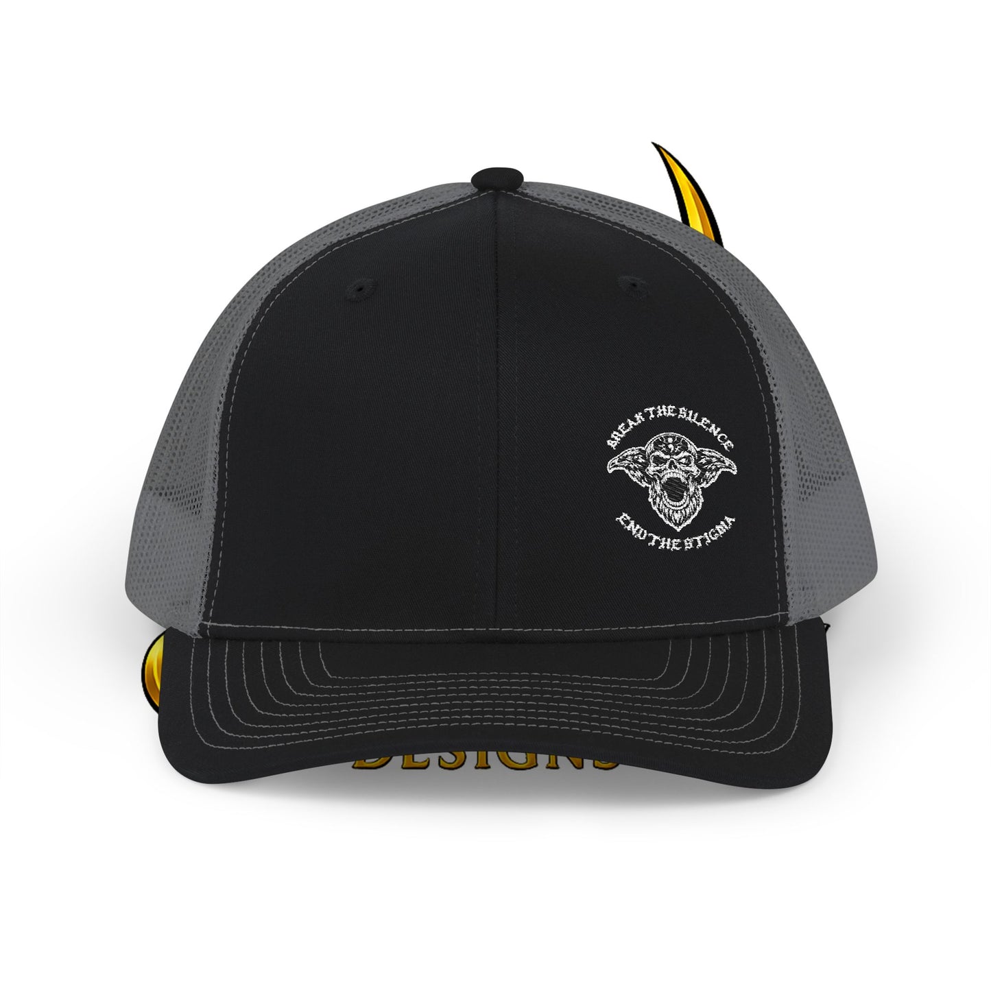 Odin Skull Trucker Cap — "Break the Silence; End the Stigma" Mental Health Awareness