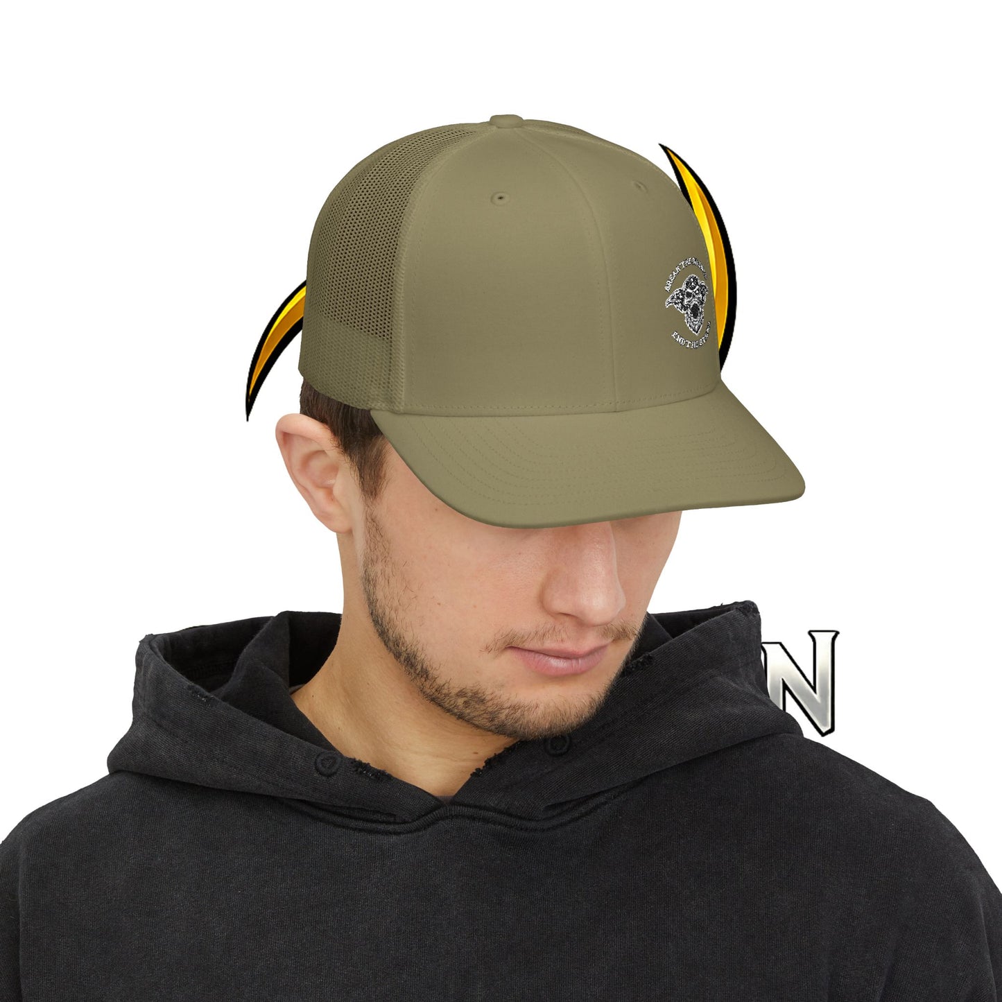Odin Skull Trucker Cap — "Break the Silence; End the Stigma" Mental Health Awareness