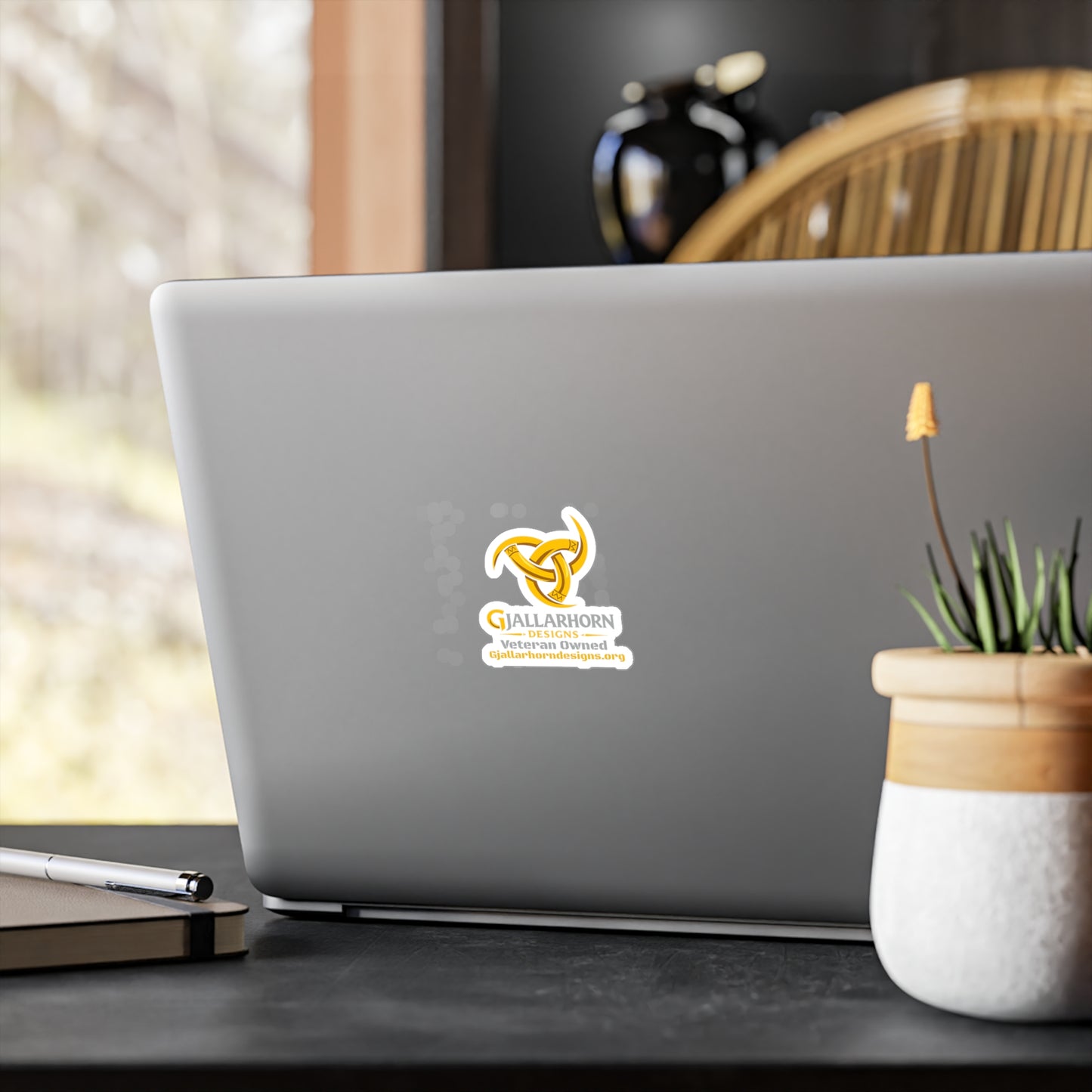 Vinyl Sticker — Gjallarhorn Designs Kiss-Cut Decal (Veteran Owned)