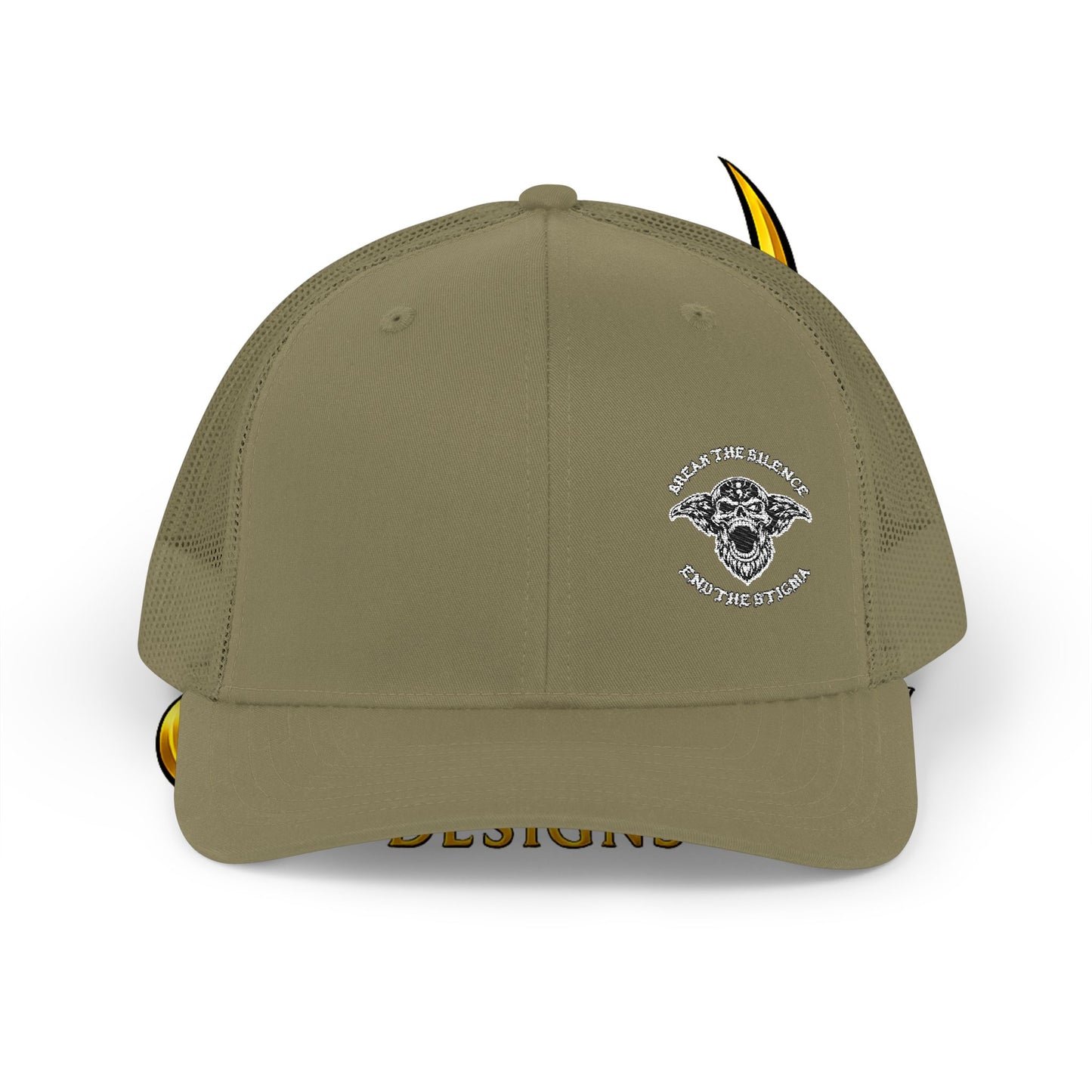 Odin Skull Trucker Cap — "Break the Silence; End the Stigma" Mental Health Awareness