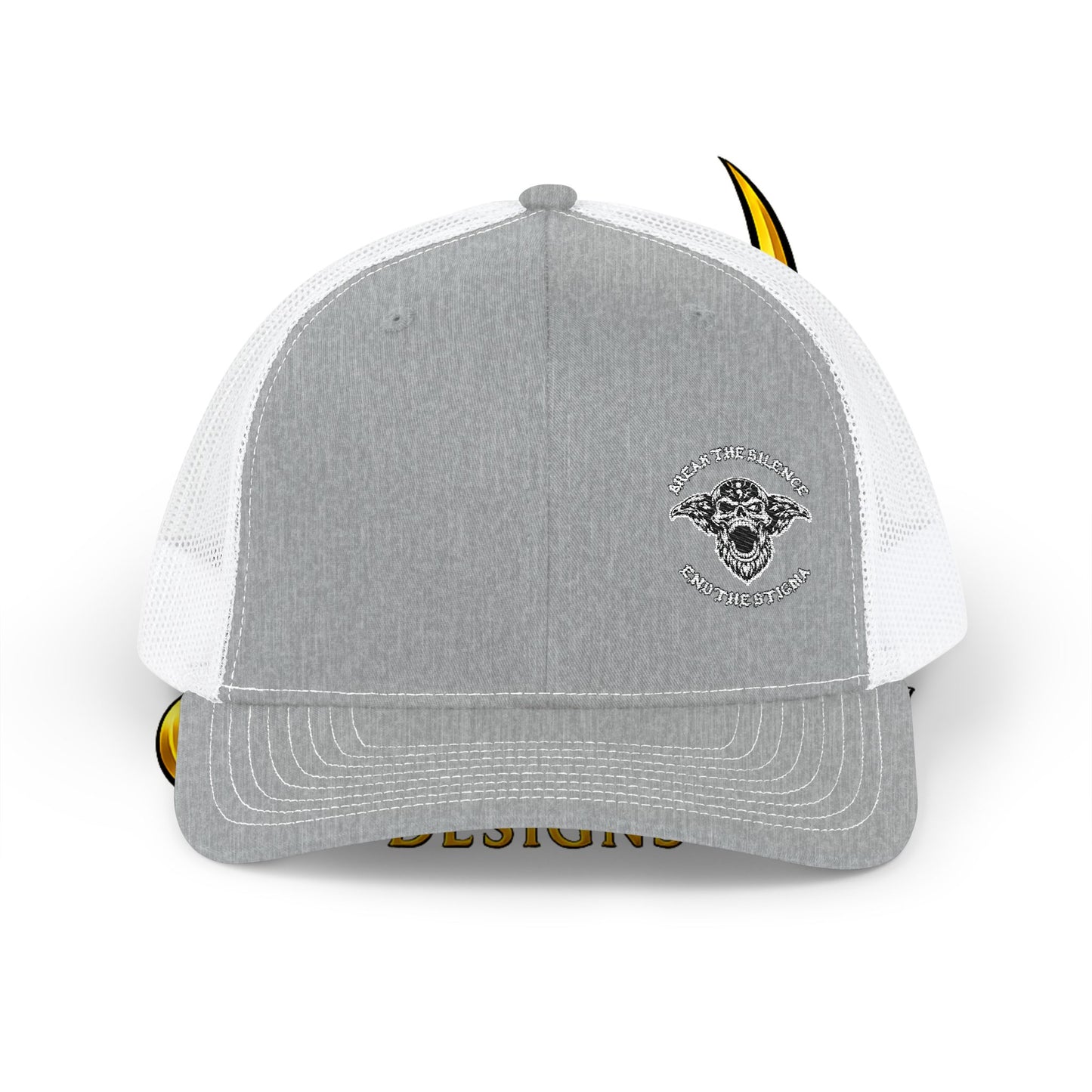 Odin Skull Trucker Cap — "Break the Silence; End the Stigma" Mental Health Awareness