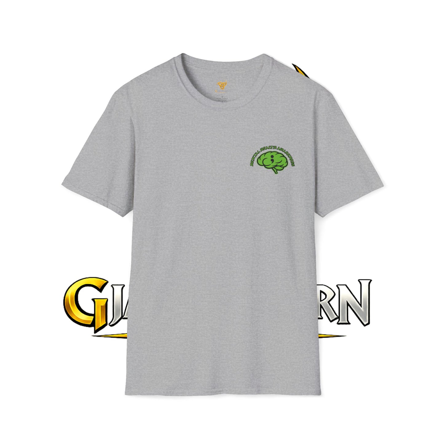 Green Odin Skull T-Shirt — Mental Health Graphic Tee