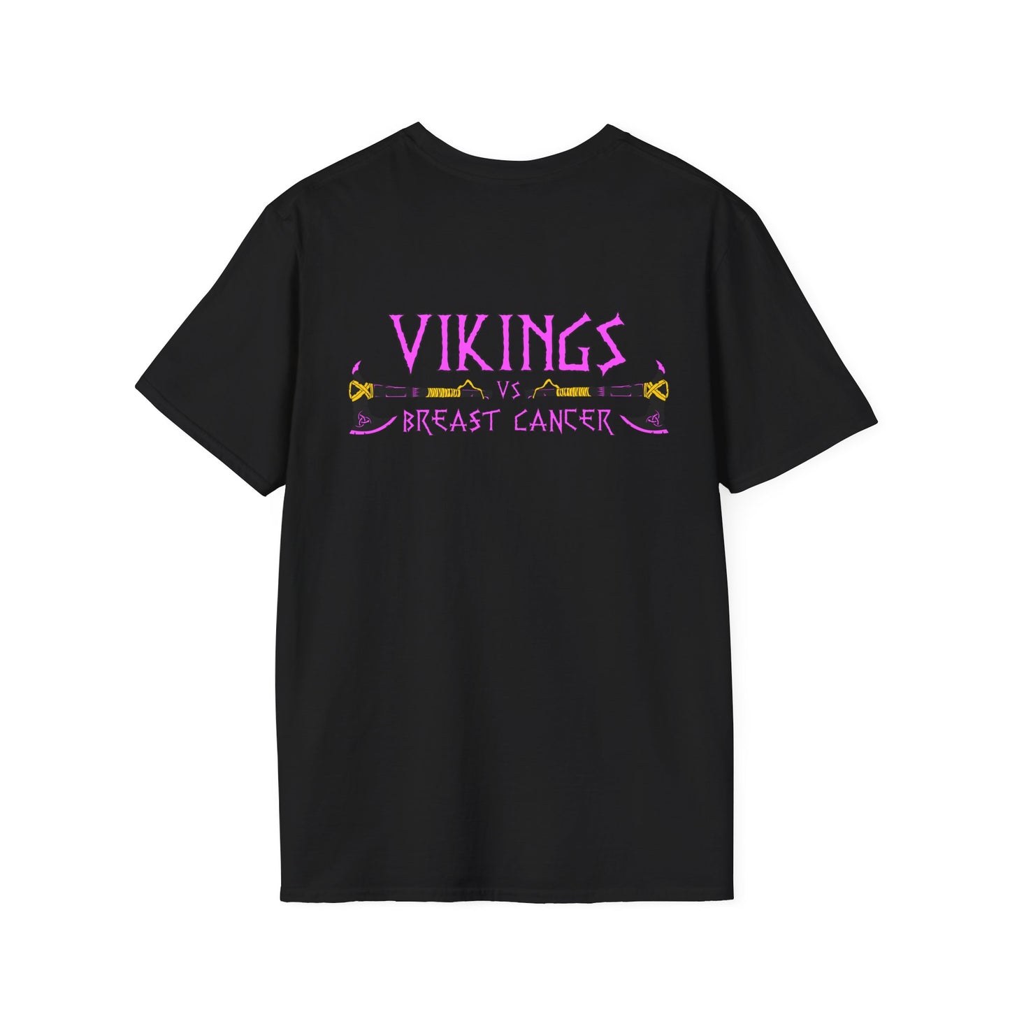 Vikings vs Breast Cancer T-Shirt — Pink Ribbon Awareness Tee