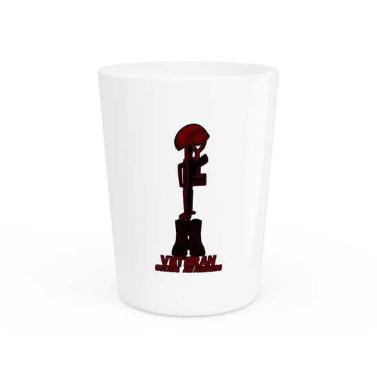 Veteran Suicide Awareness Shot Glass