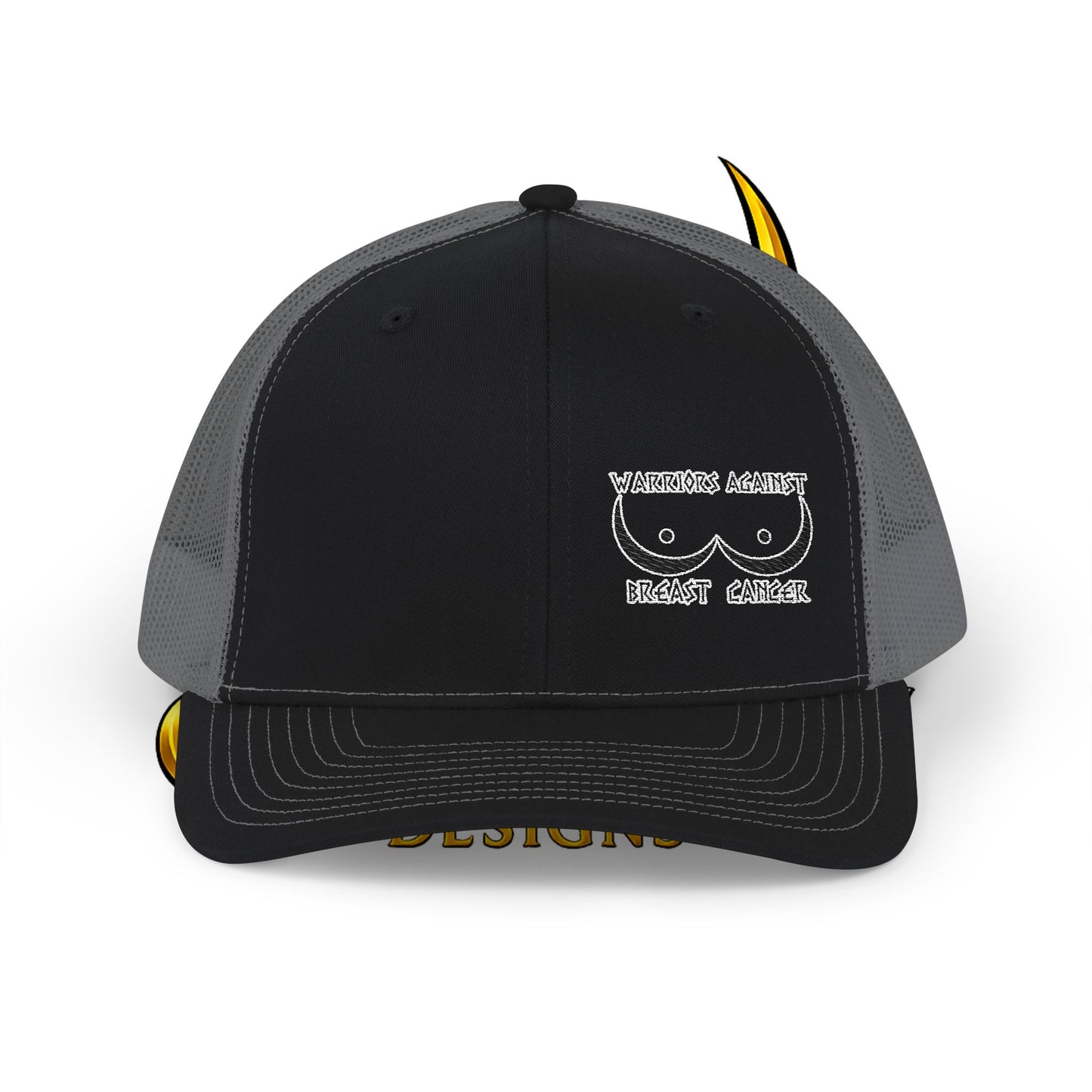Trucker Cap - 'Boobies' Minimal Embroidered Patch Snapback