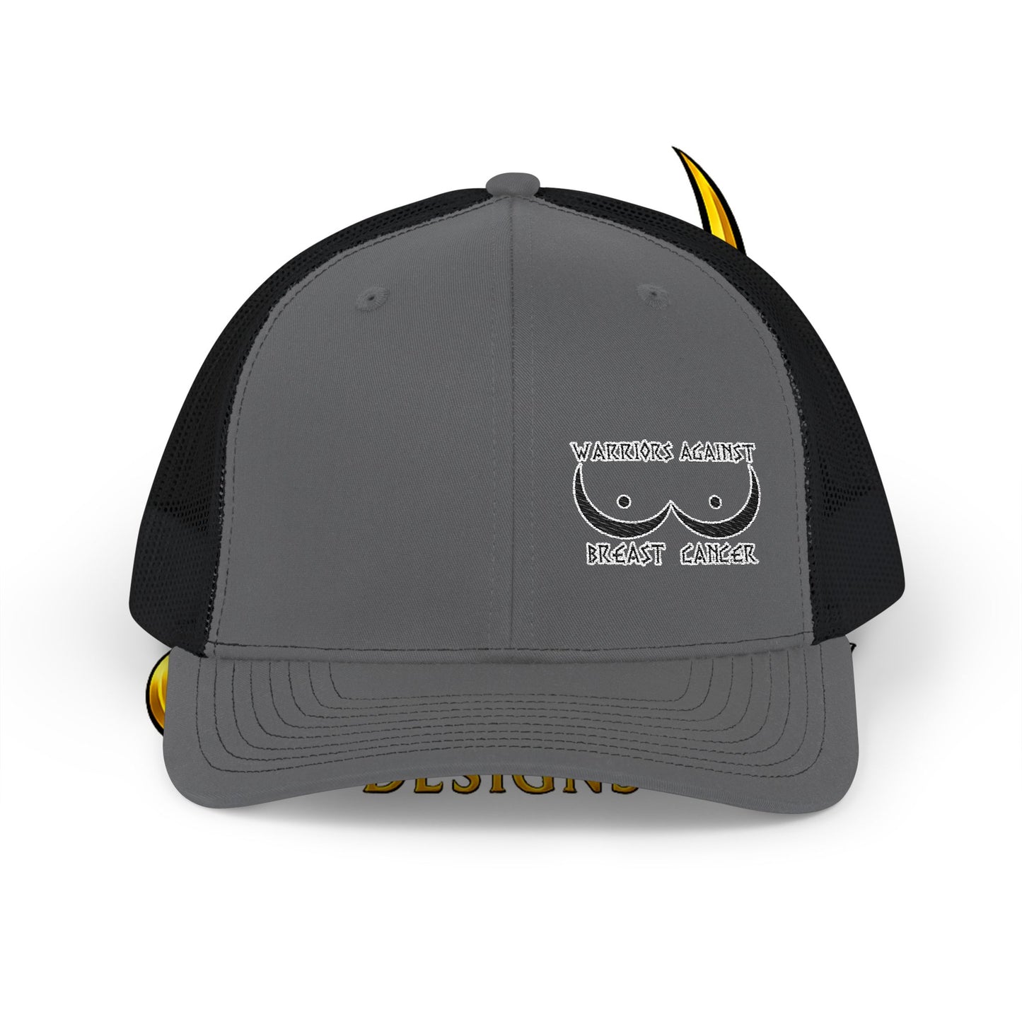 Trucker Cap - 'Boobies' Minimal Embroidered Patch Snapback