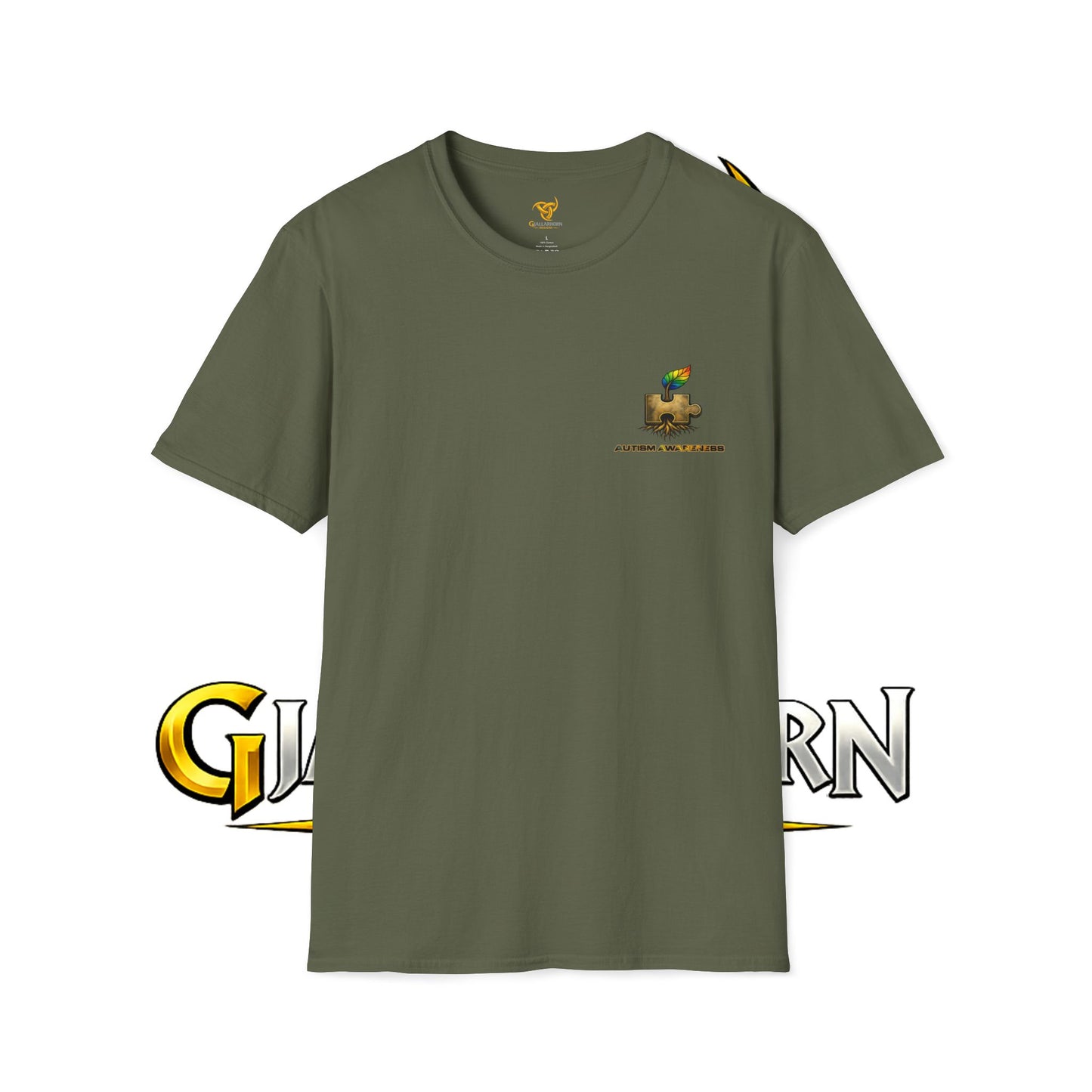 Rainbow Puzzle Piece Autism Awareness T-Shirt