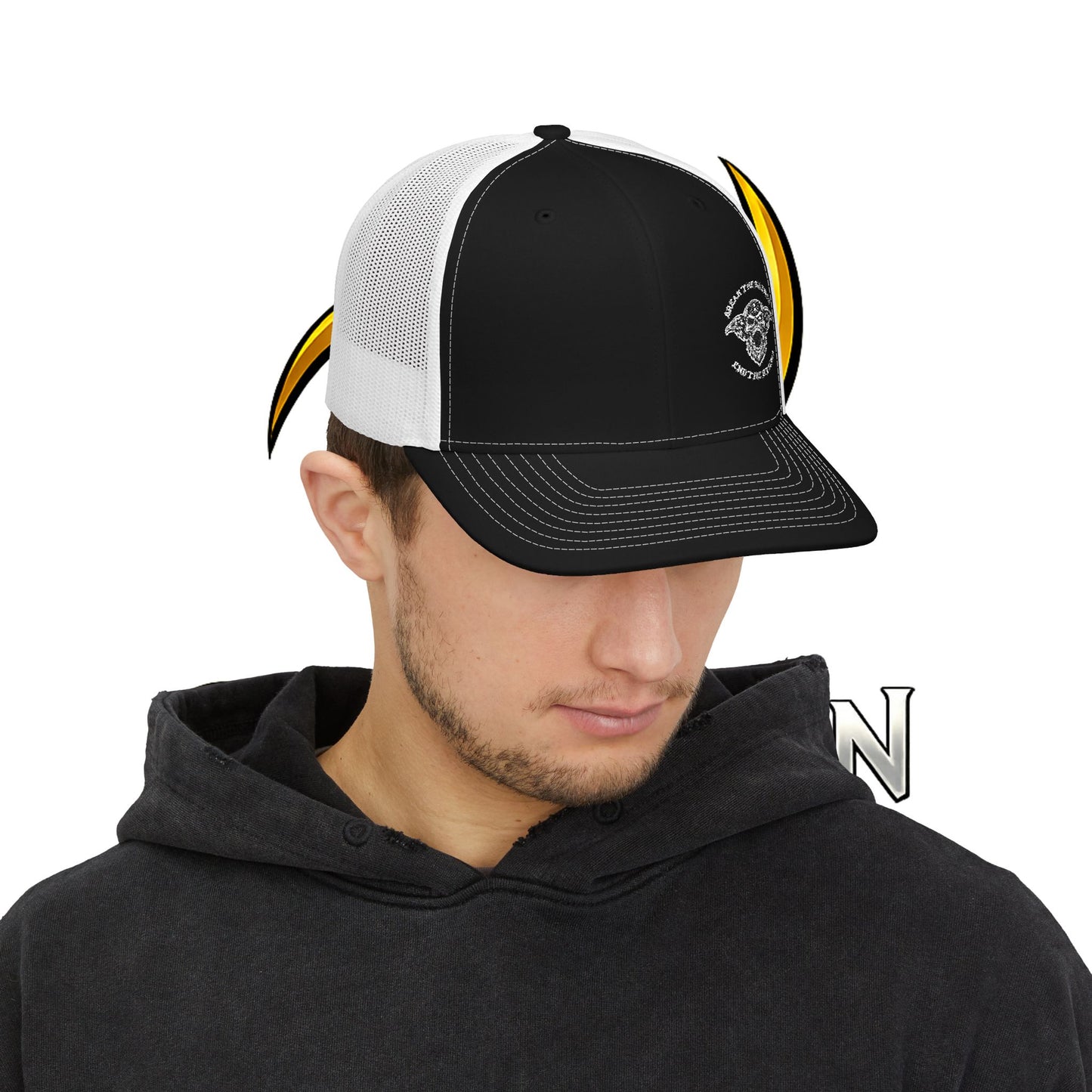 Odin Skull Trucker Cap — "Break the Silence; End the Stigma" Mental Health Awareness