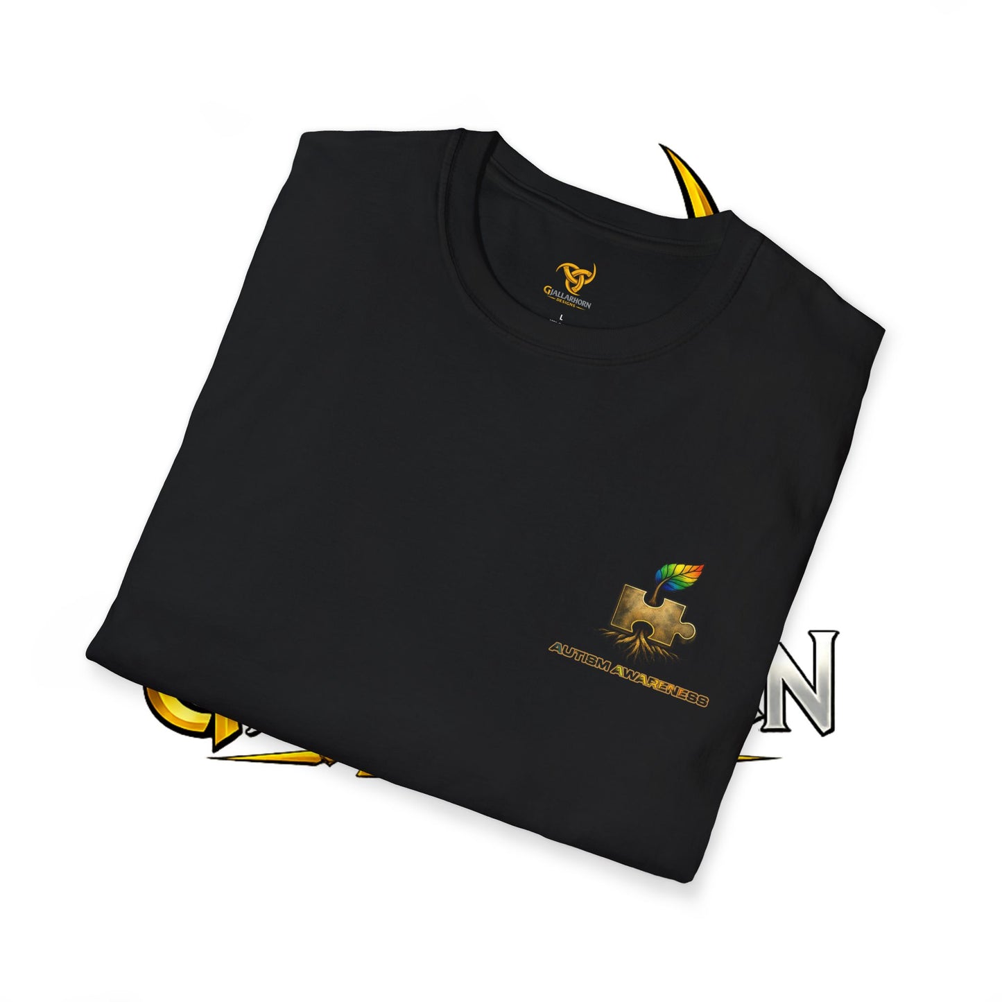 Rainbow Puzzle Piece Autism Awareness T-Shirt