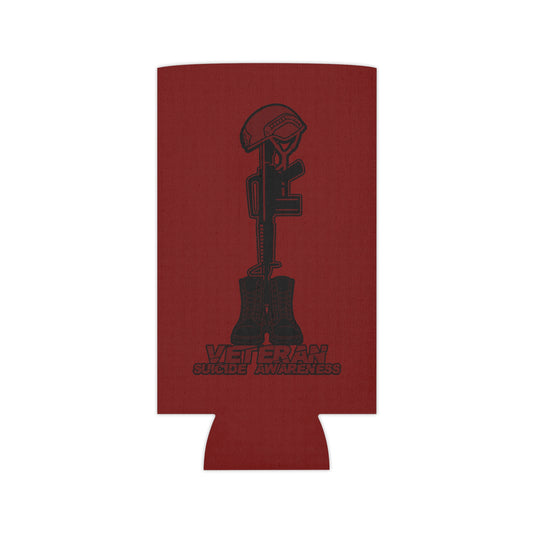 Veteran Suicide Awareness Can Cooler – Fallen Soldier Battlefield Cross Design