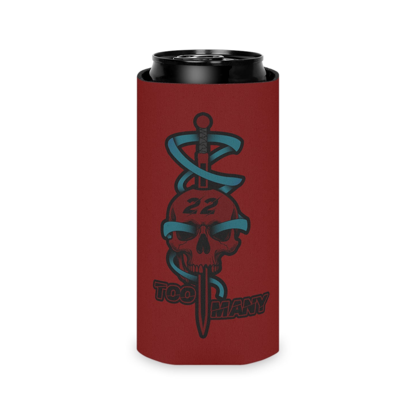Veteran Suicide Awareness Can Cooler – Fallen Soldier Battlefield Cross Design
