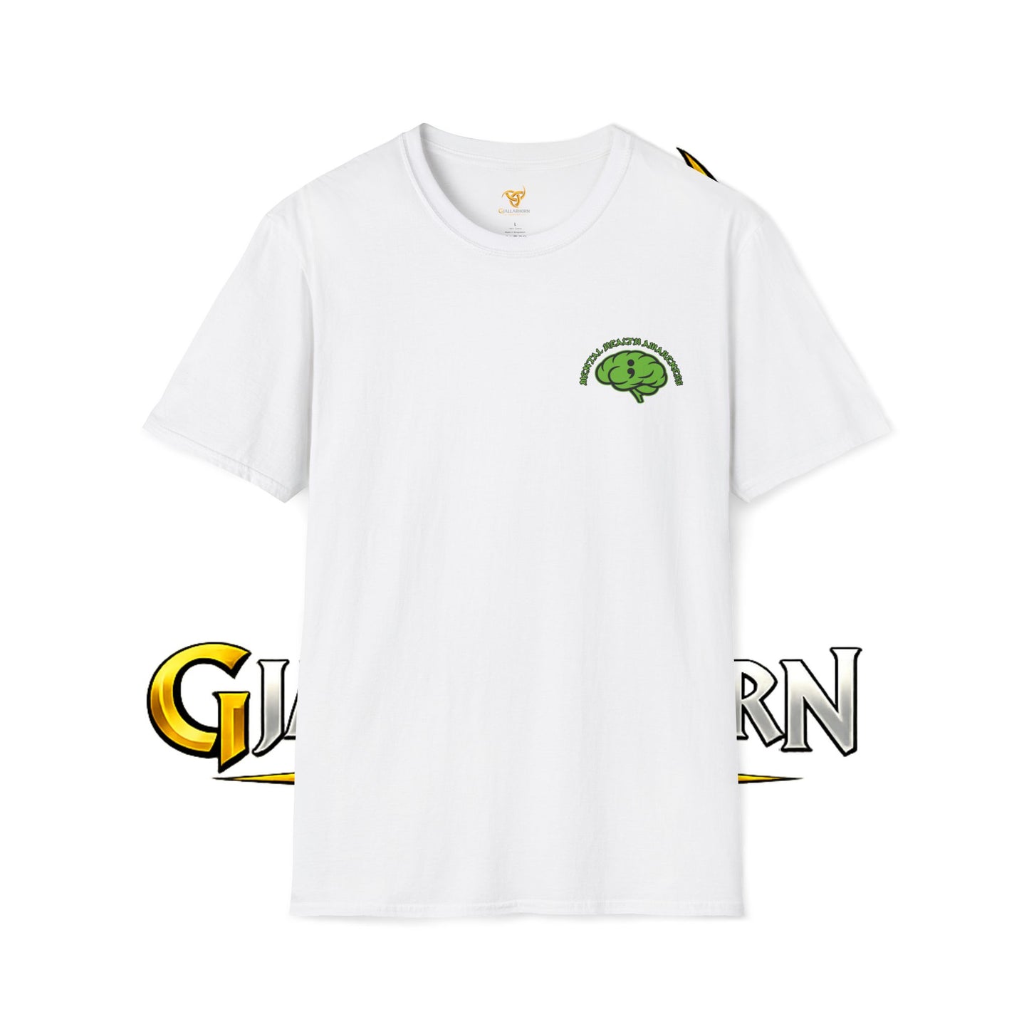Green Odin Skull T-Shirt — Mental Health Graphic Tee