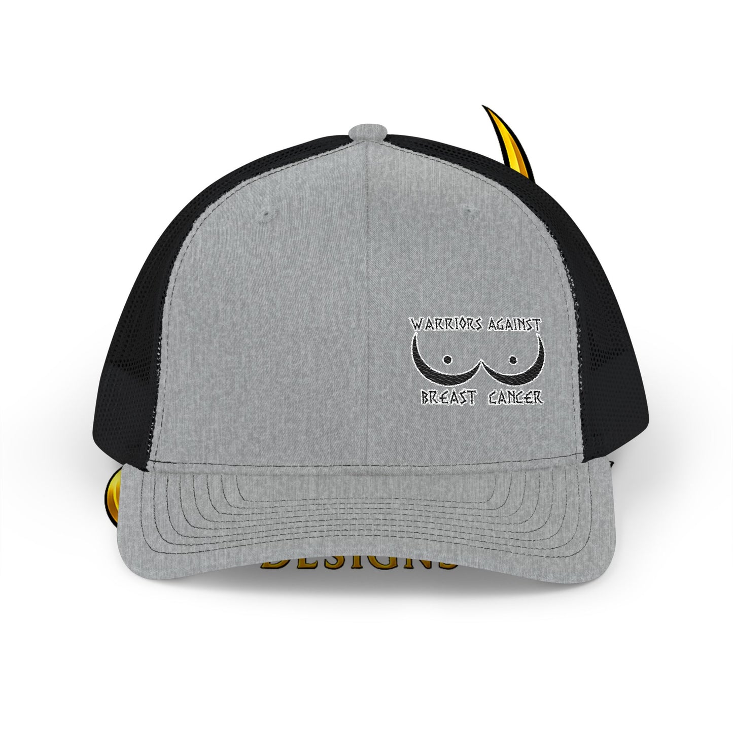 Trucker Cap - 'Boobies' Minimal Embroidered Patch Snapback