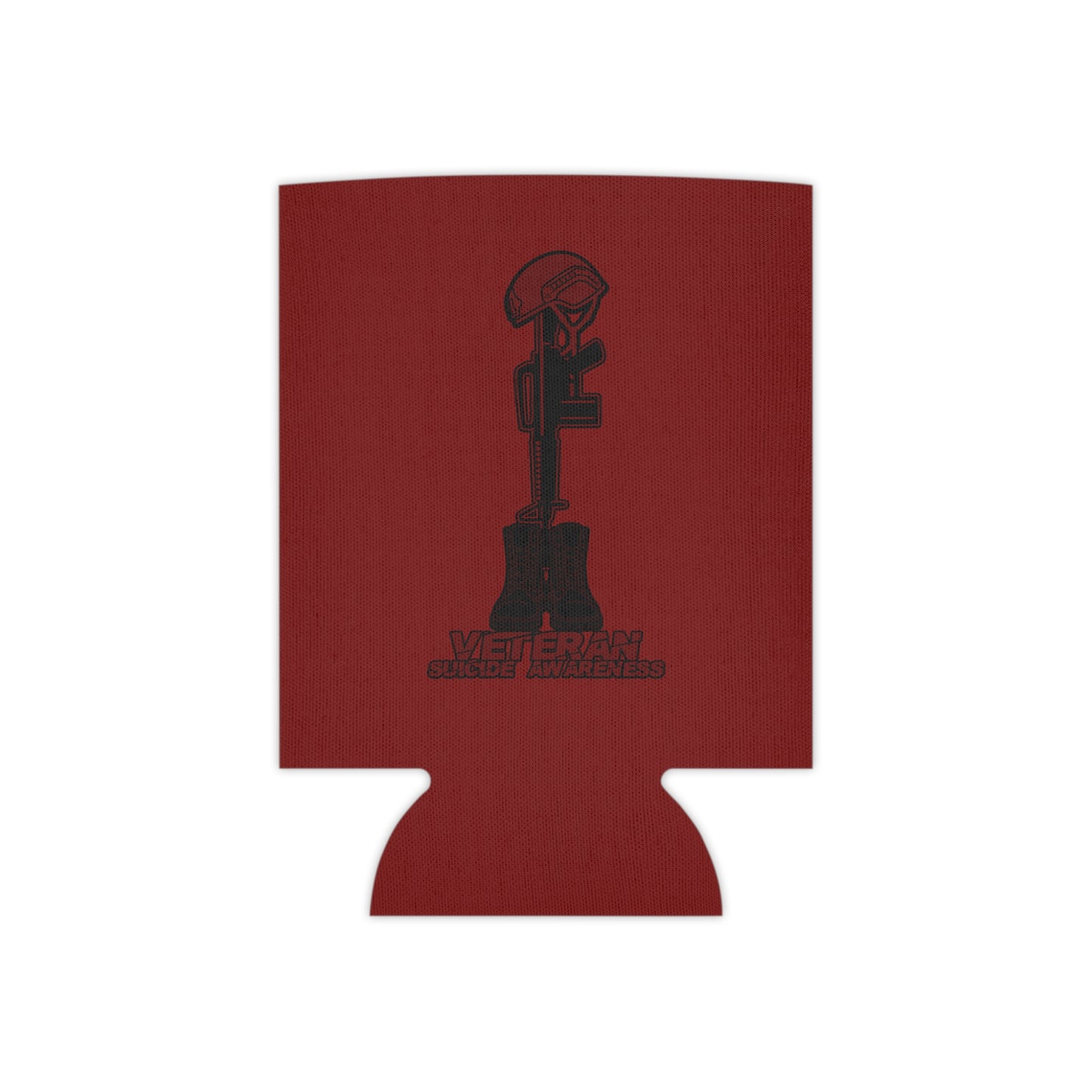 Veteran Suicide Awareness Can Cooler – Fallen Soldier Battlefield Cross Design