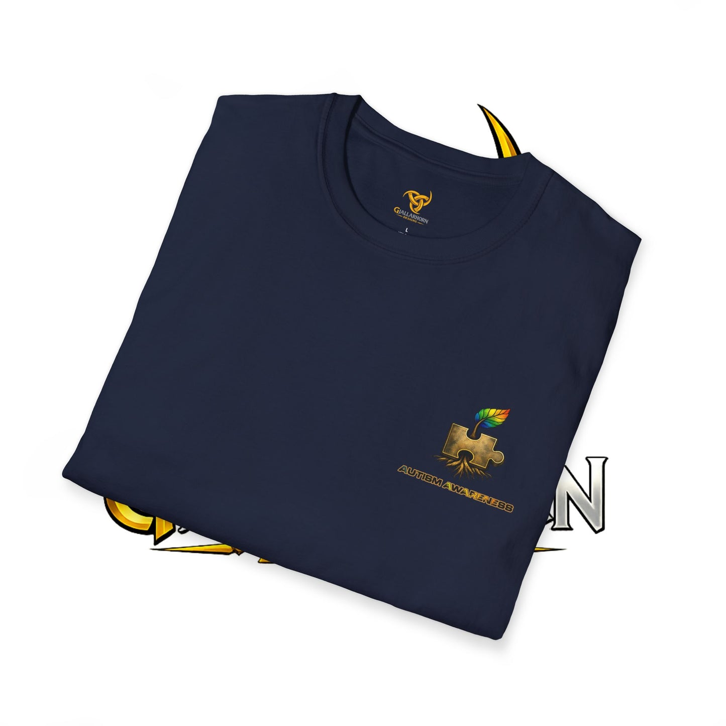 Rainbow Puzzle Piece Autism Awareness T-Shirt