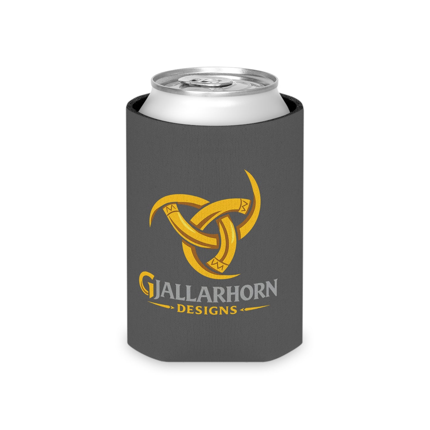 Can Cooler - 'Vikings vs Breast Cancer' Pink Awareness Can Cooler with Nordic Axes