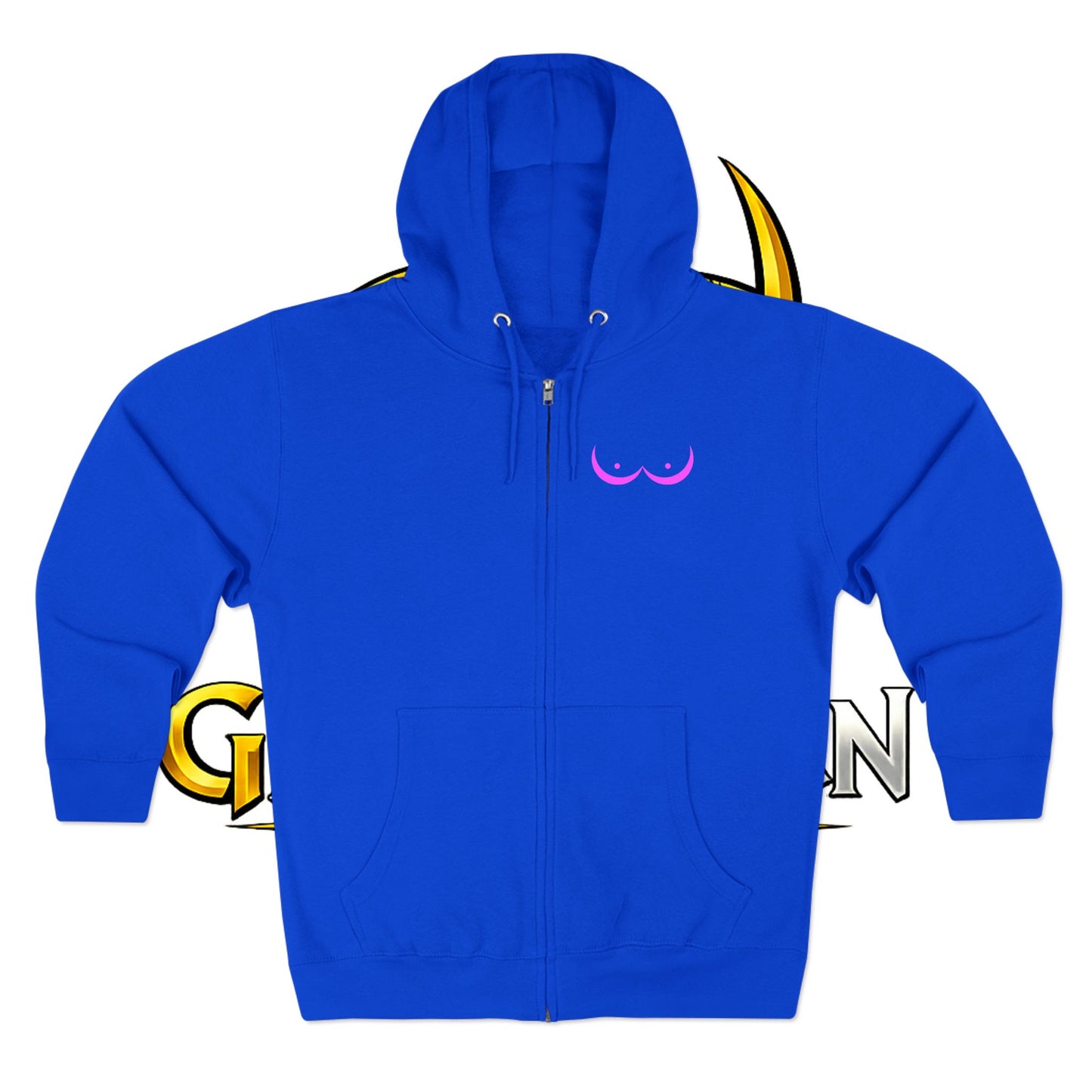 Vikings vs. Breast Cancer Zip Hoodie — Breast Cancer Awareness Hoodie