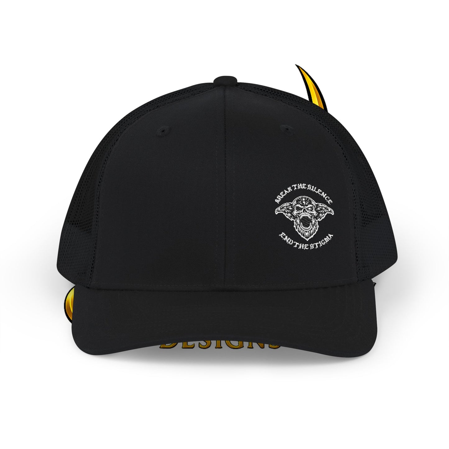 Odin Skull Trucker Cap — "Break the Silence; End the Stigma" Mental Health Awareness