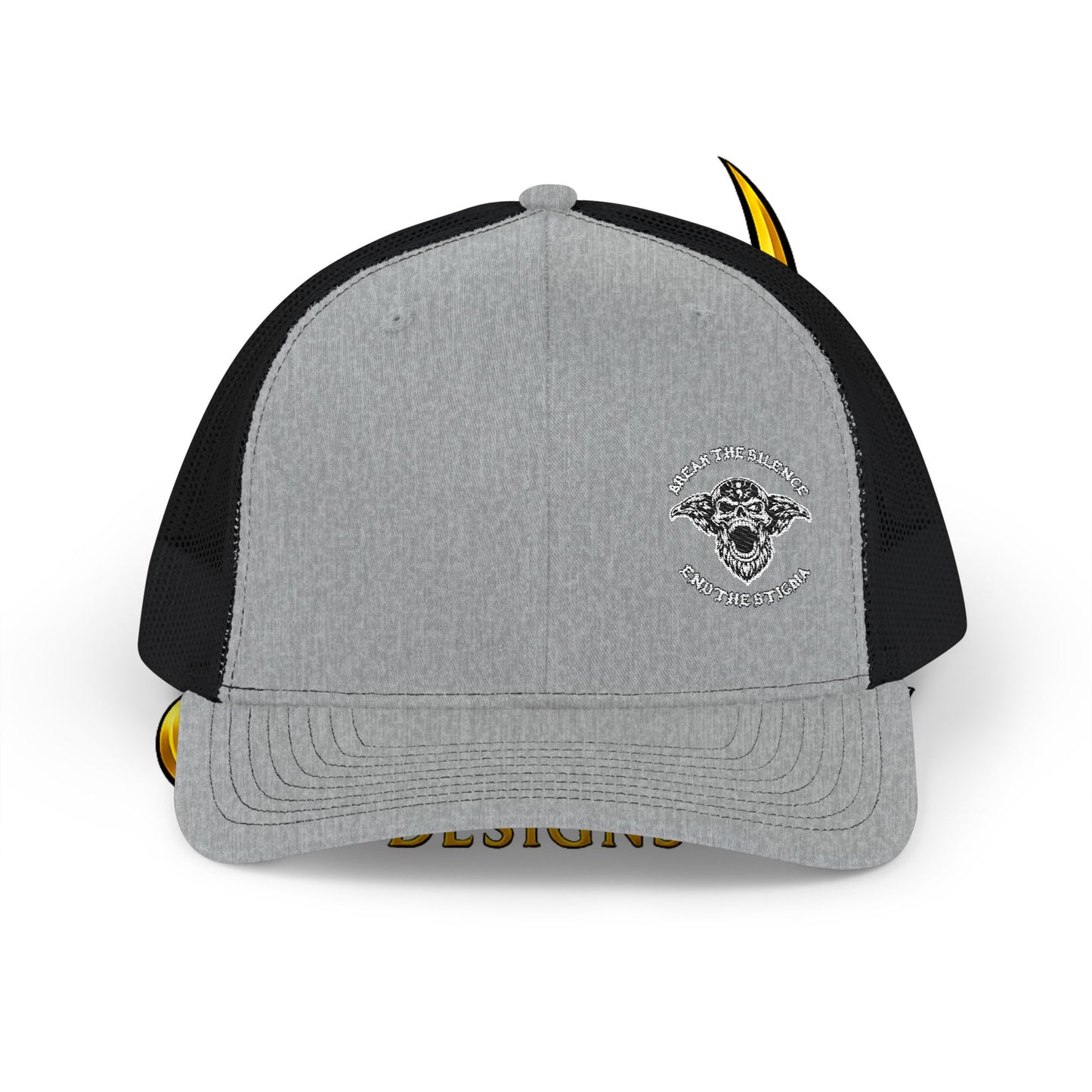 Odin Skull Trucker Cap — "Break the Silence; End the Stigma" Mental Health Awareness