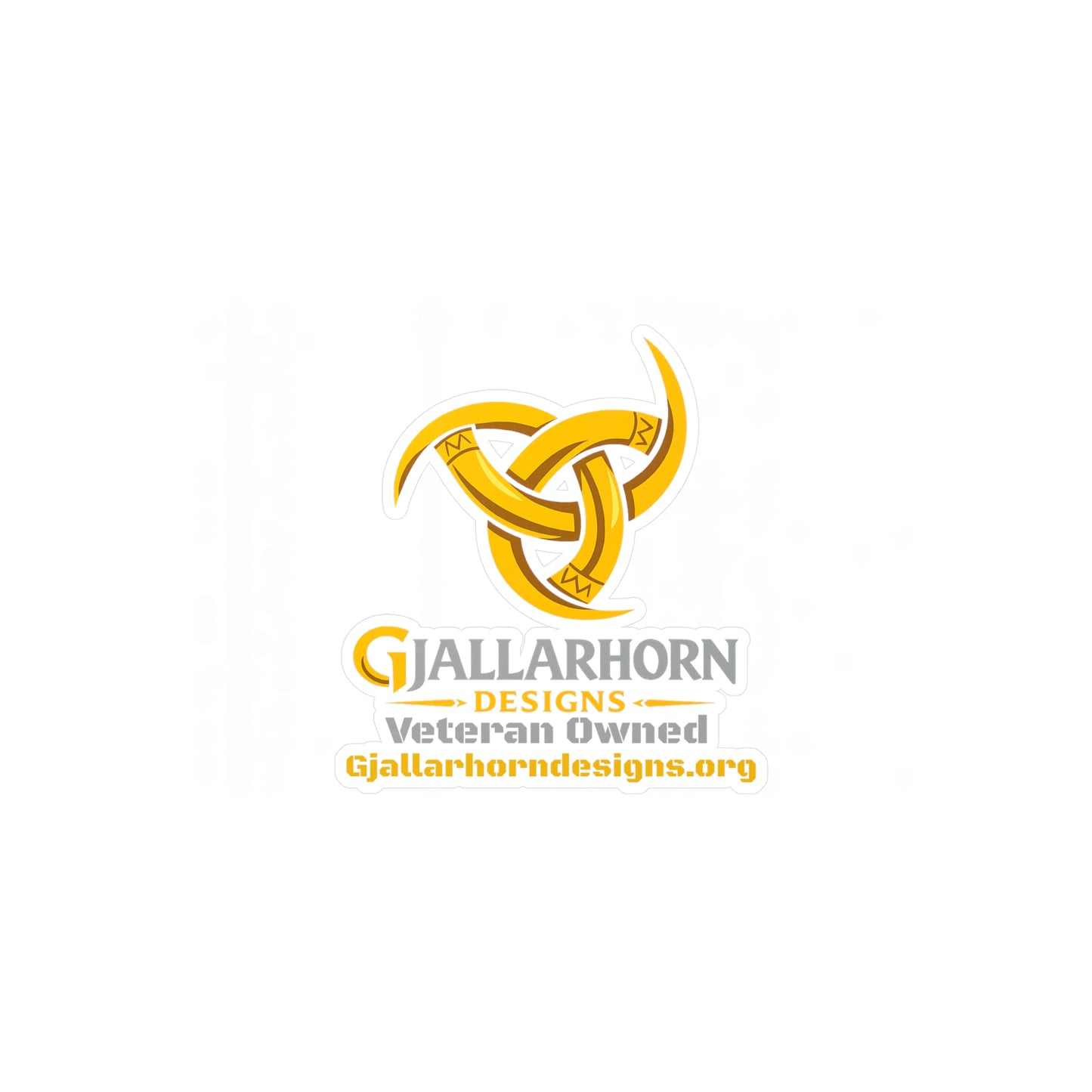 Vinyl Sticker — Gjallarhorn Designs Kiss-Cut Decal (Veteran Owned)
