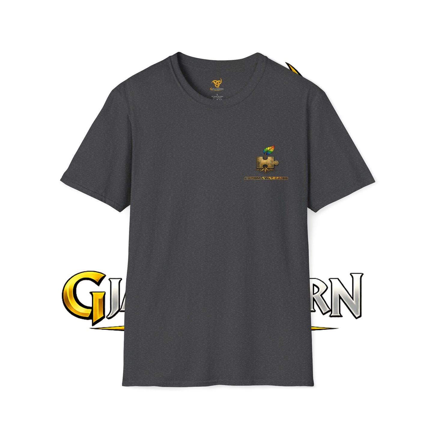 Rainbow Puzzle Piece Autism Awareness T-Shirt