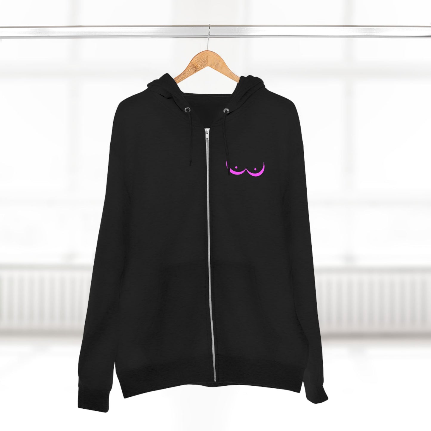 Valkyries Fight Breast Cancer Zip Hoodie