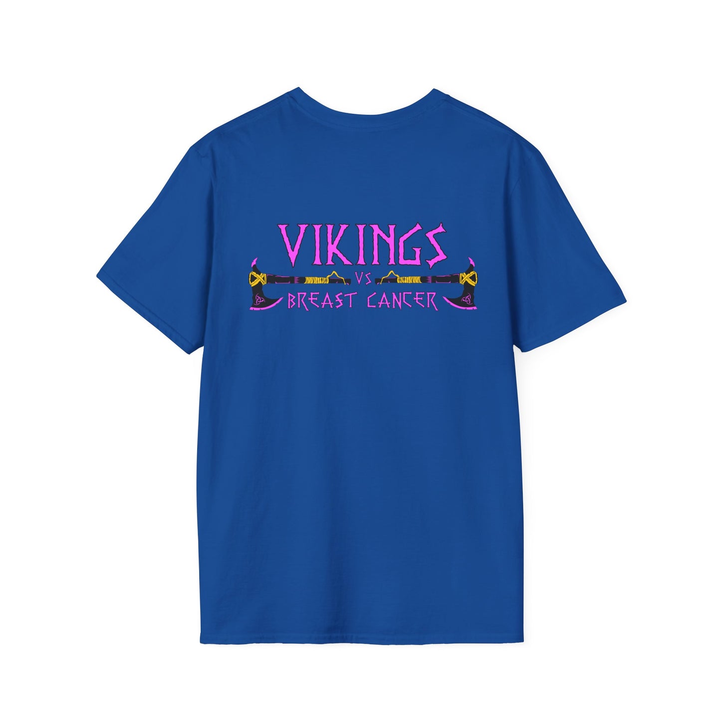 Vikings vs Breast Cancer T-Shirt — Pink Ribbon Awareness Tee