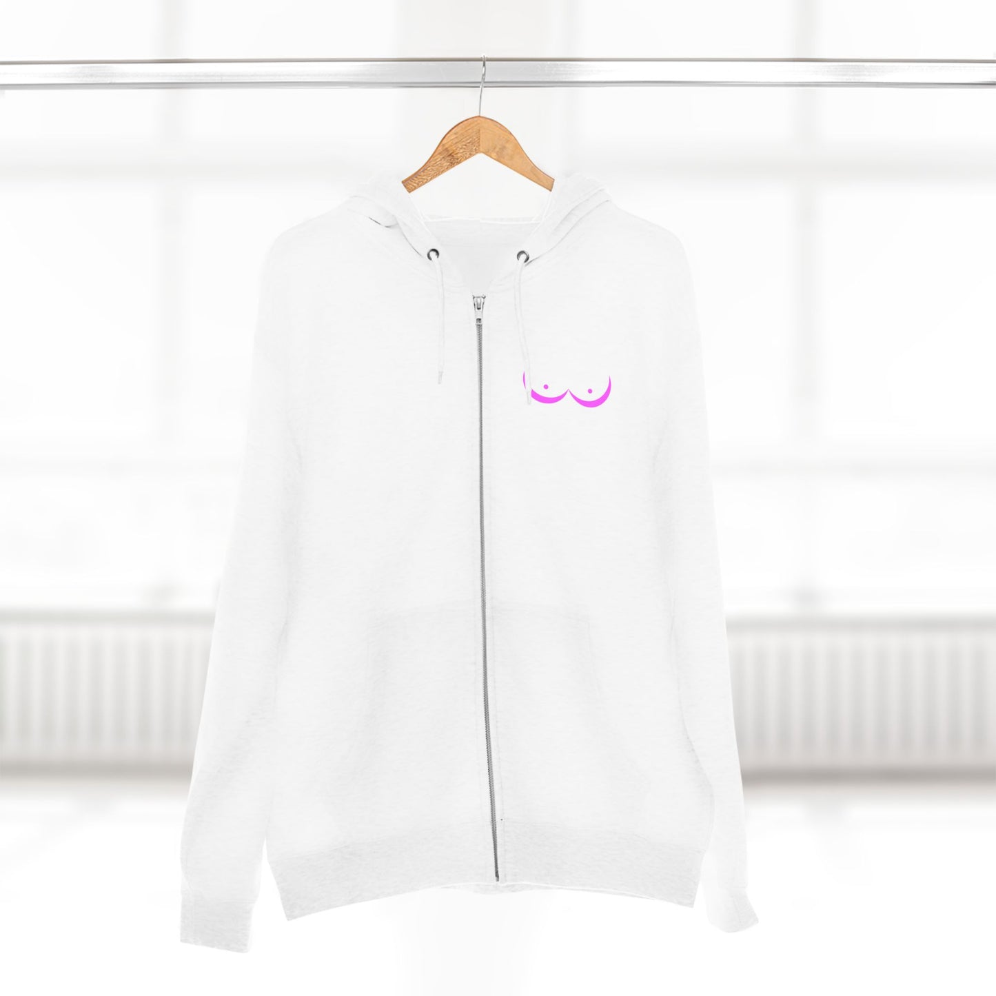 Valkyries Fight Breast Cancer Zip Hoodie