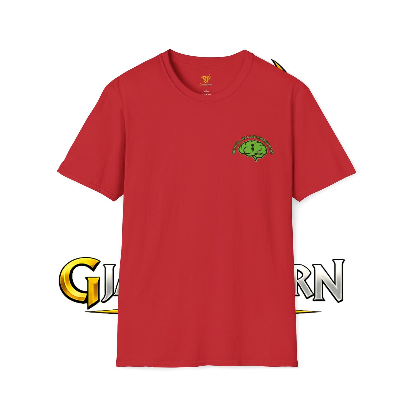 Green Odin Skull T-Shirt — Mental Health Graphic Tee
