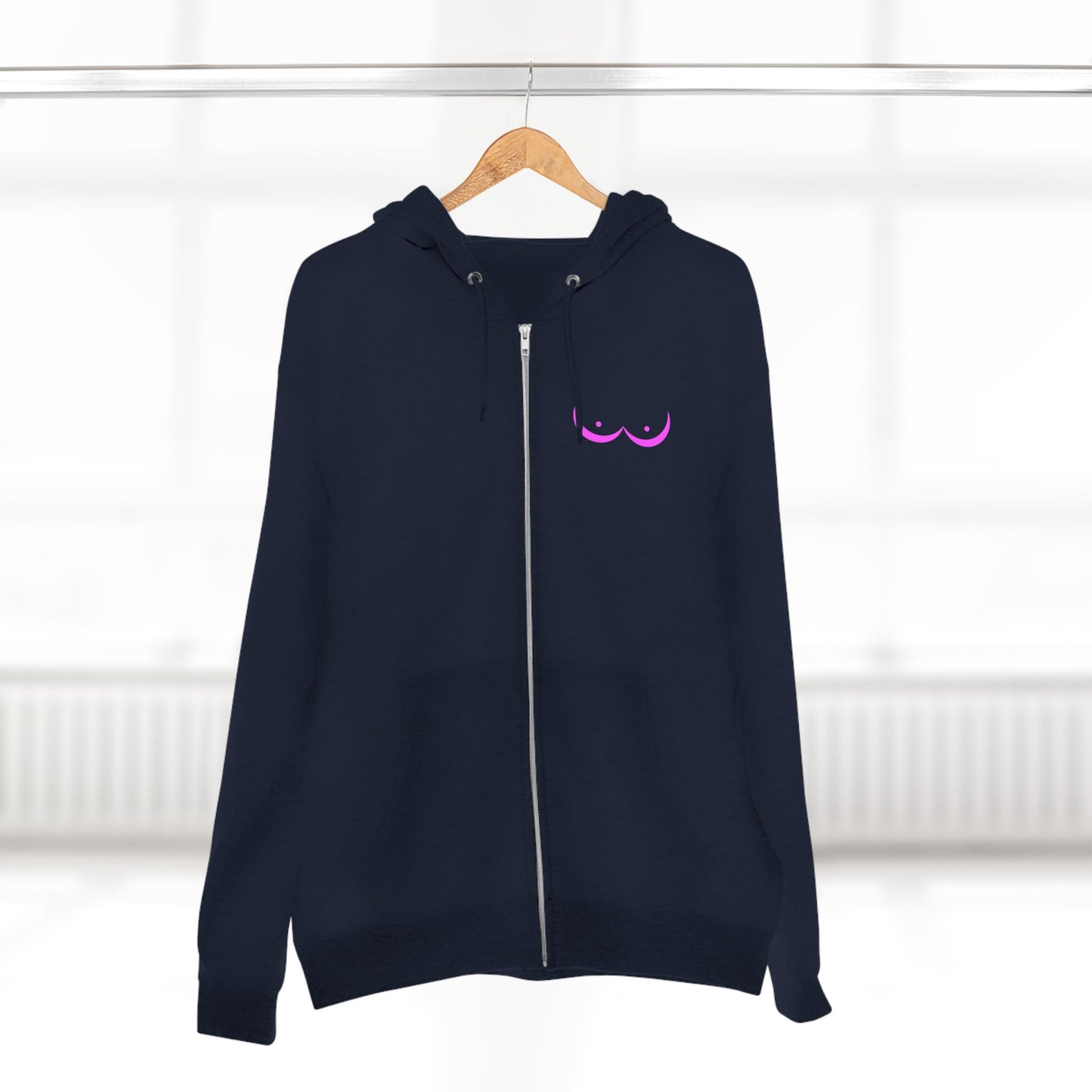 Valkyries Fight Breast Cancer Zip Hoodie