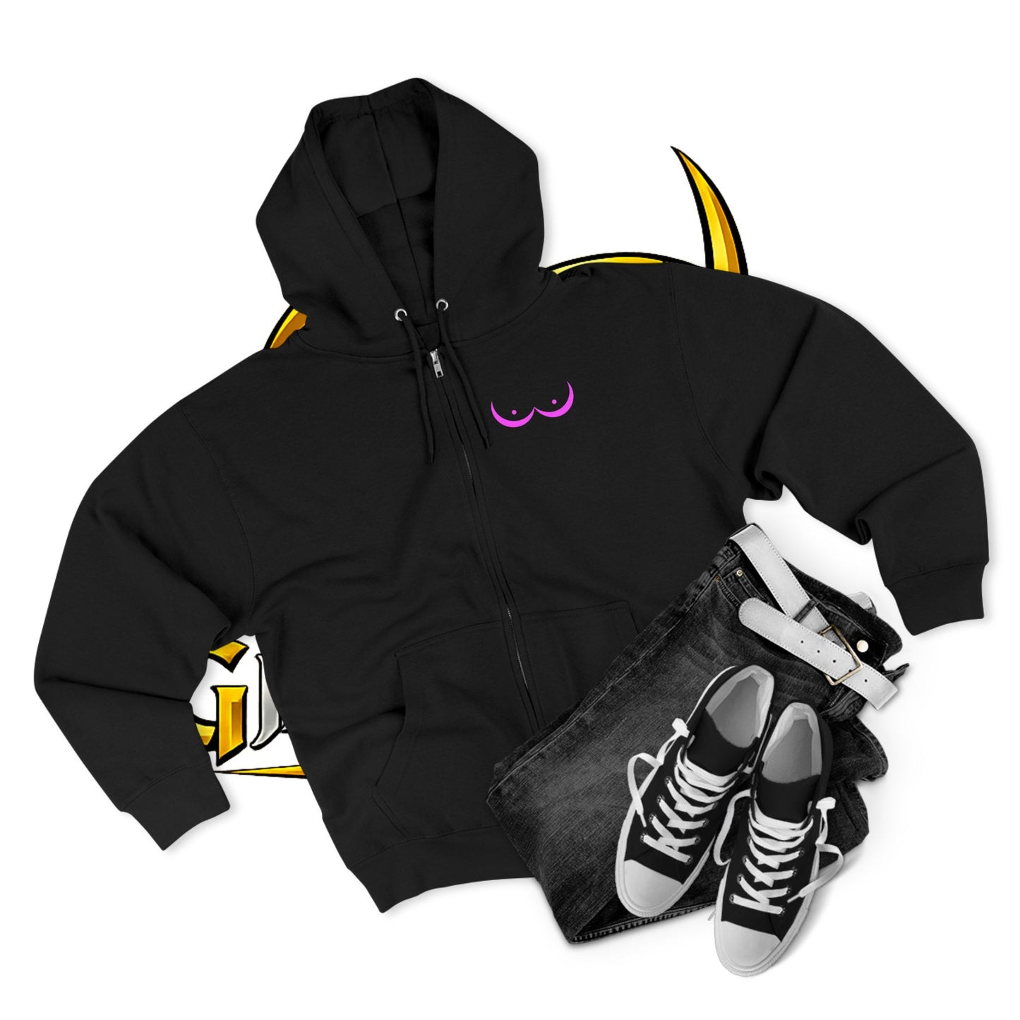 Valkyries Fight Breast Cancer Zip Hoodie