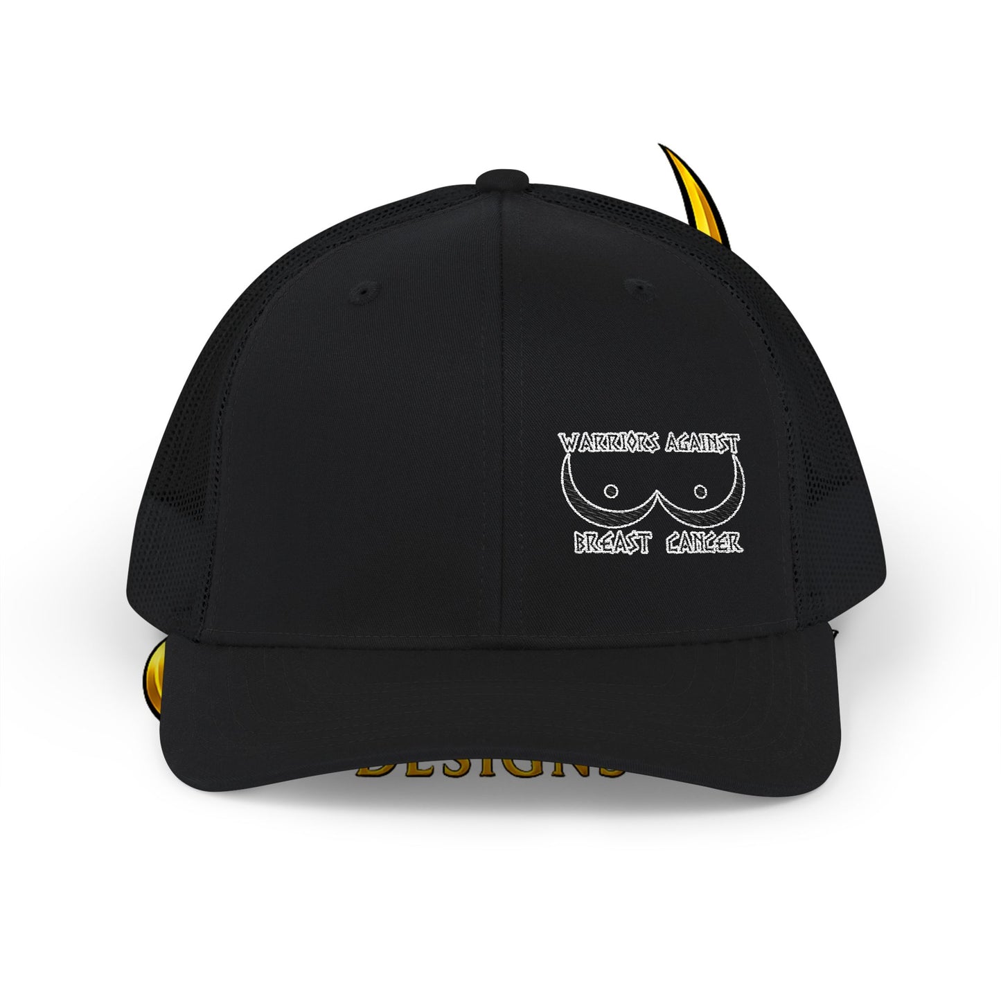 Trucker Cap - 'Boobies' Minimal Embroidered Patch Snapback
